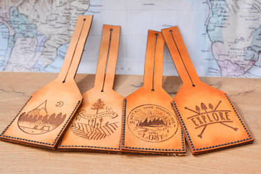 Leather Luggage tags