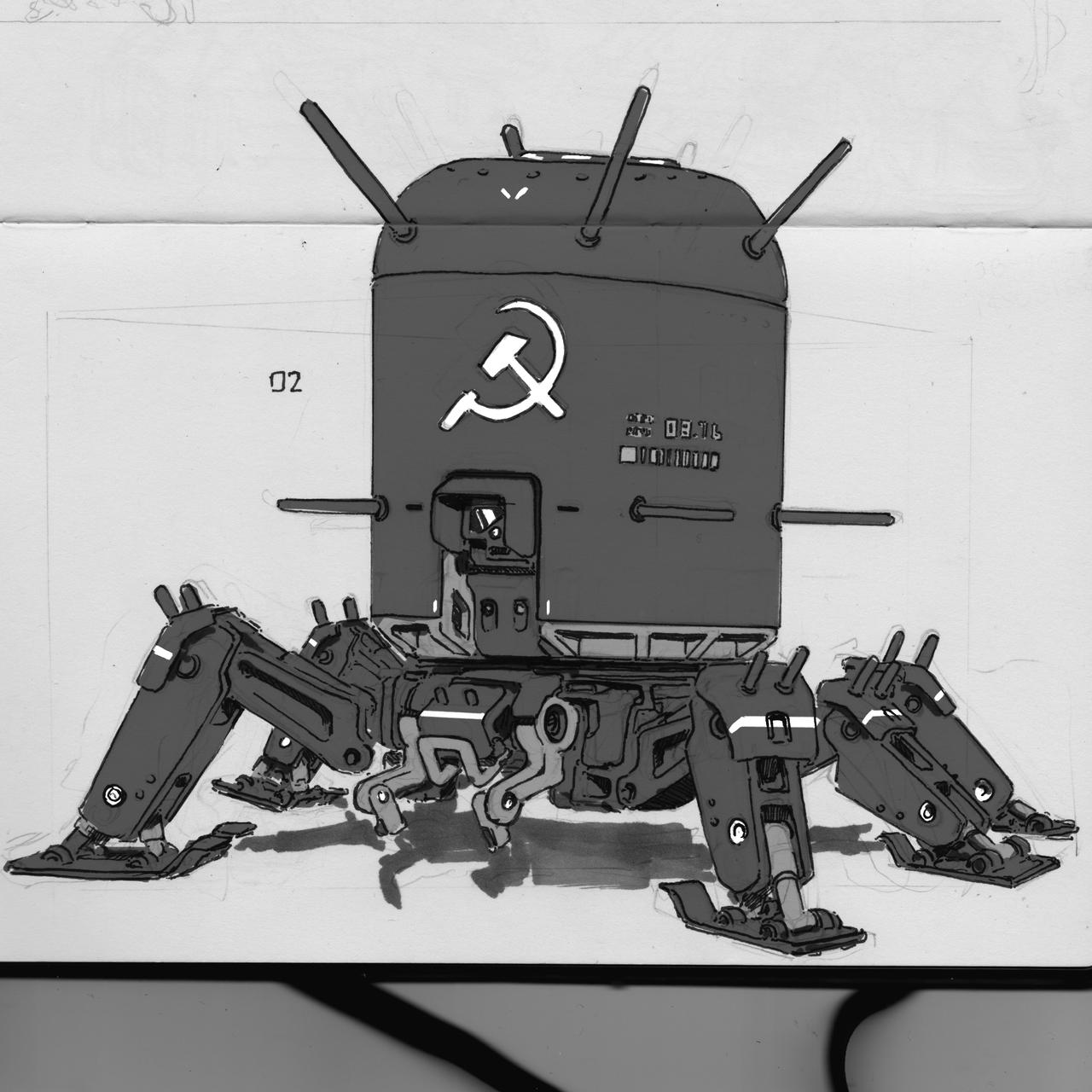 Bot O' Mine USSR Land Mine Bot by No87 on DeviantArt