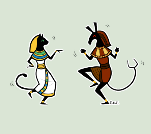 Dancing Stick-gods