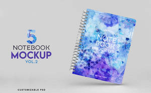 Notebook Mockup Vol 2 Photoshop - Download