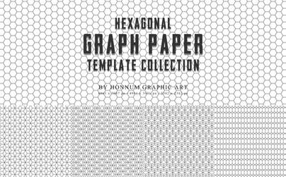 Hexagonal Graph Paper Template Collection Download