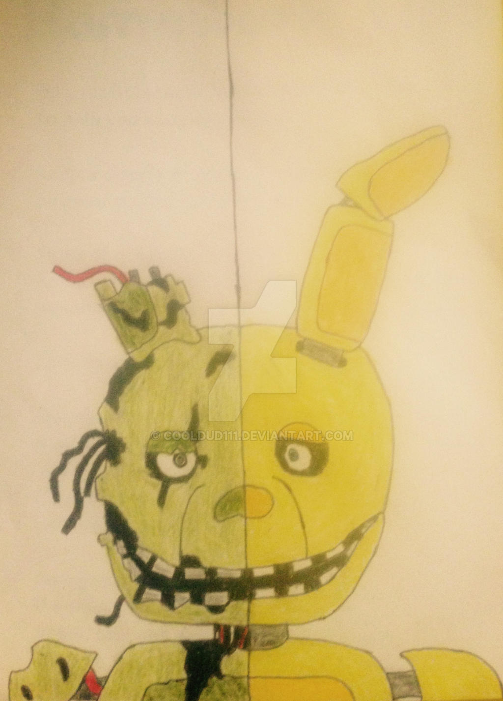 Springtrap/Spring Bonnie by Cooldud111 on DeviantArt
