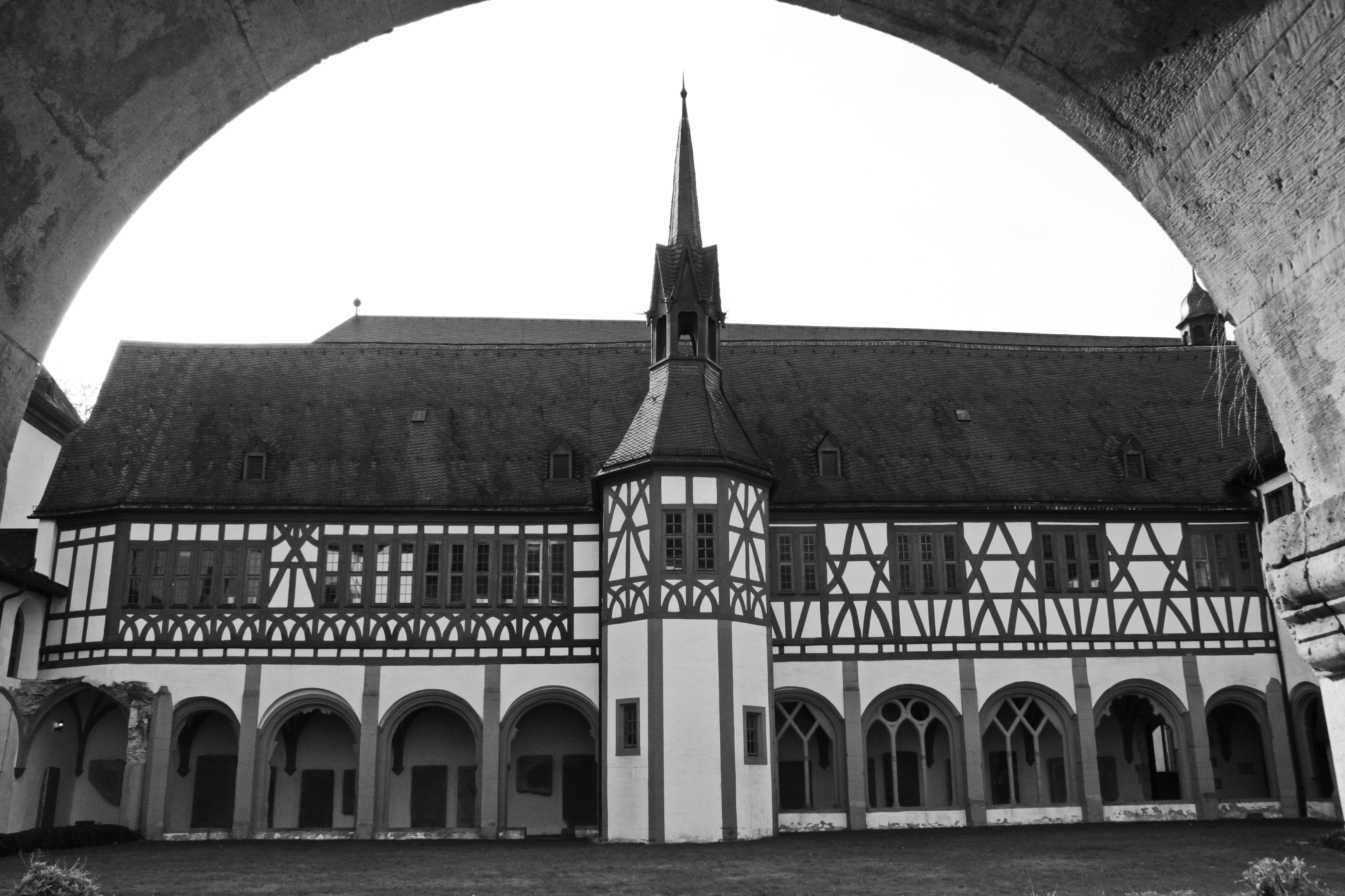 Cloister courtyard