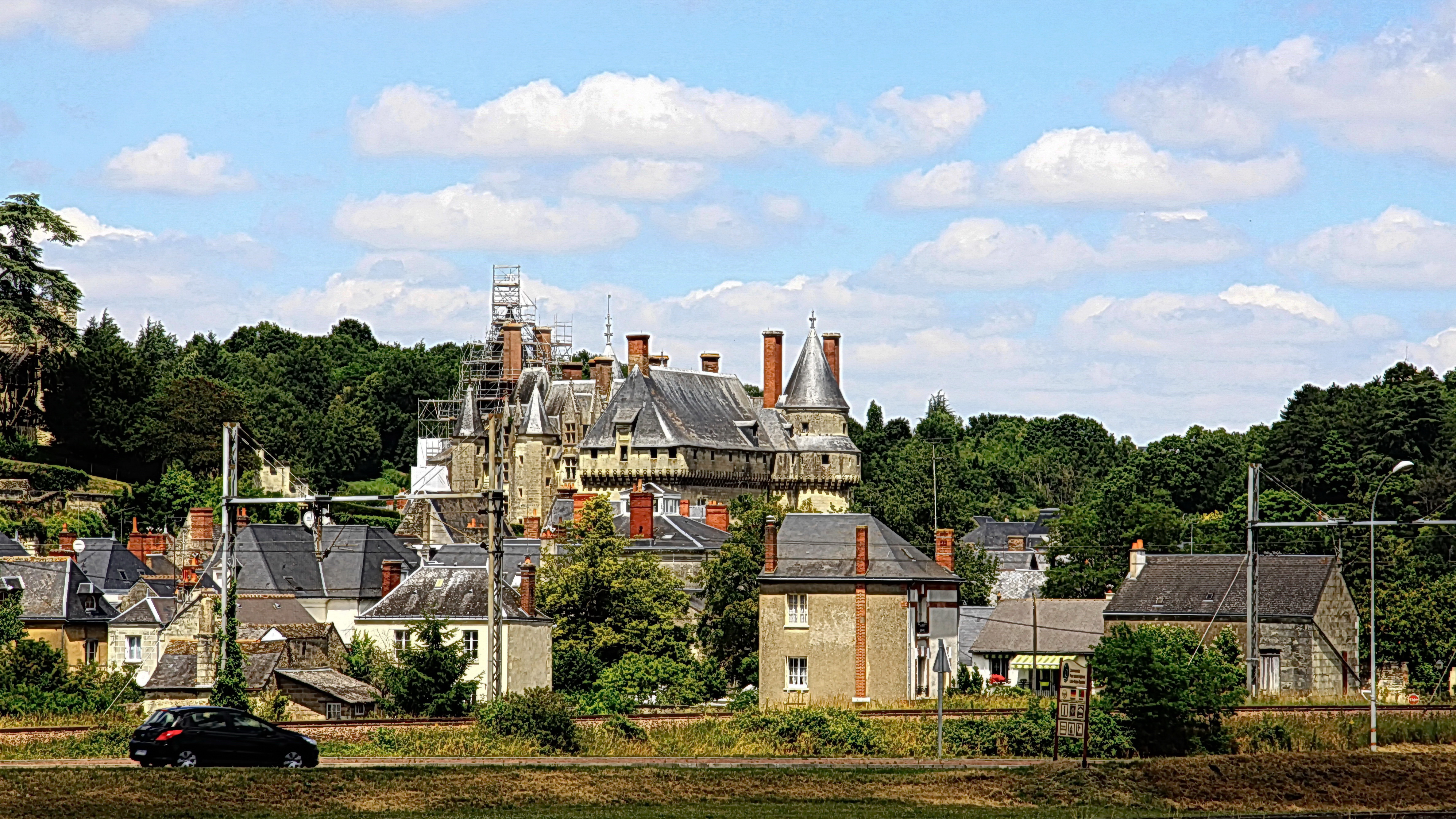 Construction works - Chateau Langeais