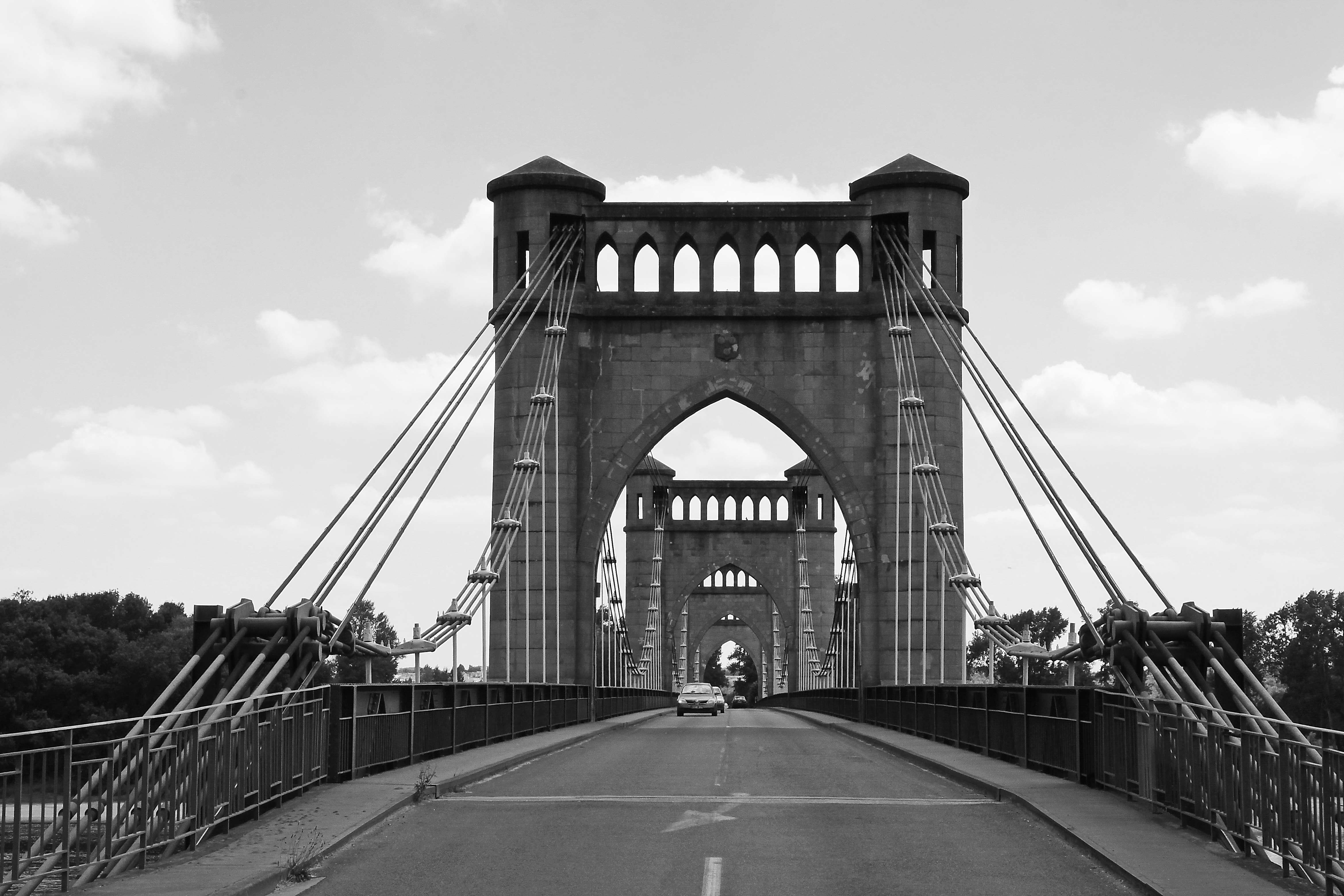 Bridge over the Loire at Langeais