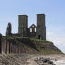 Reculver abbey ( south side )