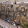 Edinburgh at a rainy day