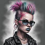 DreamUp Creation - Punk girl