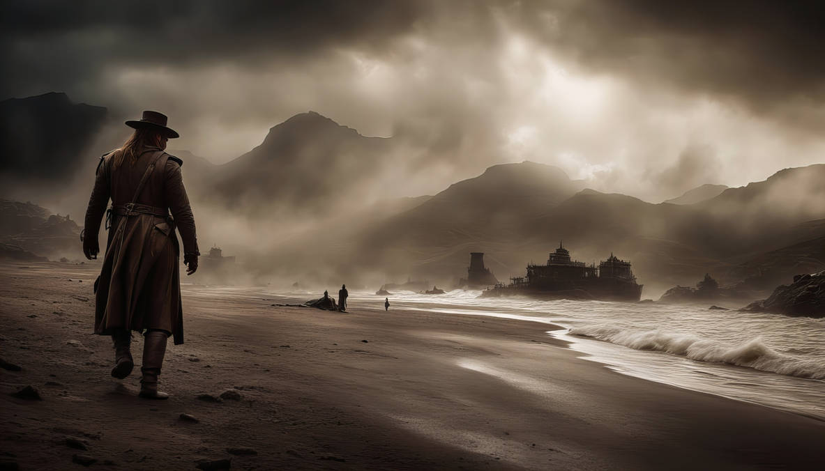 Lone Ranger on a beach by UdoChristmann on DeviantArt