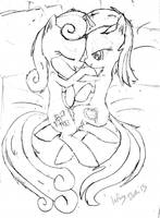Lyra and Bon Bon: ''Best Friends'' (WIP Sketch)