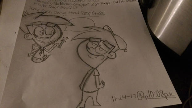 FOP-Timmy and Cosmo (Sketch without text)