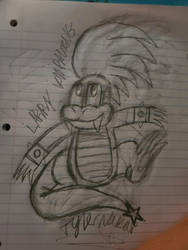 Larry Koopaling Rough Sketch.