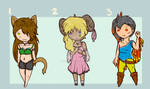 Kemonomimi Girls (Closed) by WanNyanAdopts