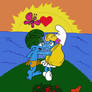 Smurf Valentine's Day
