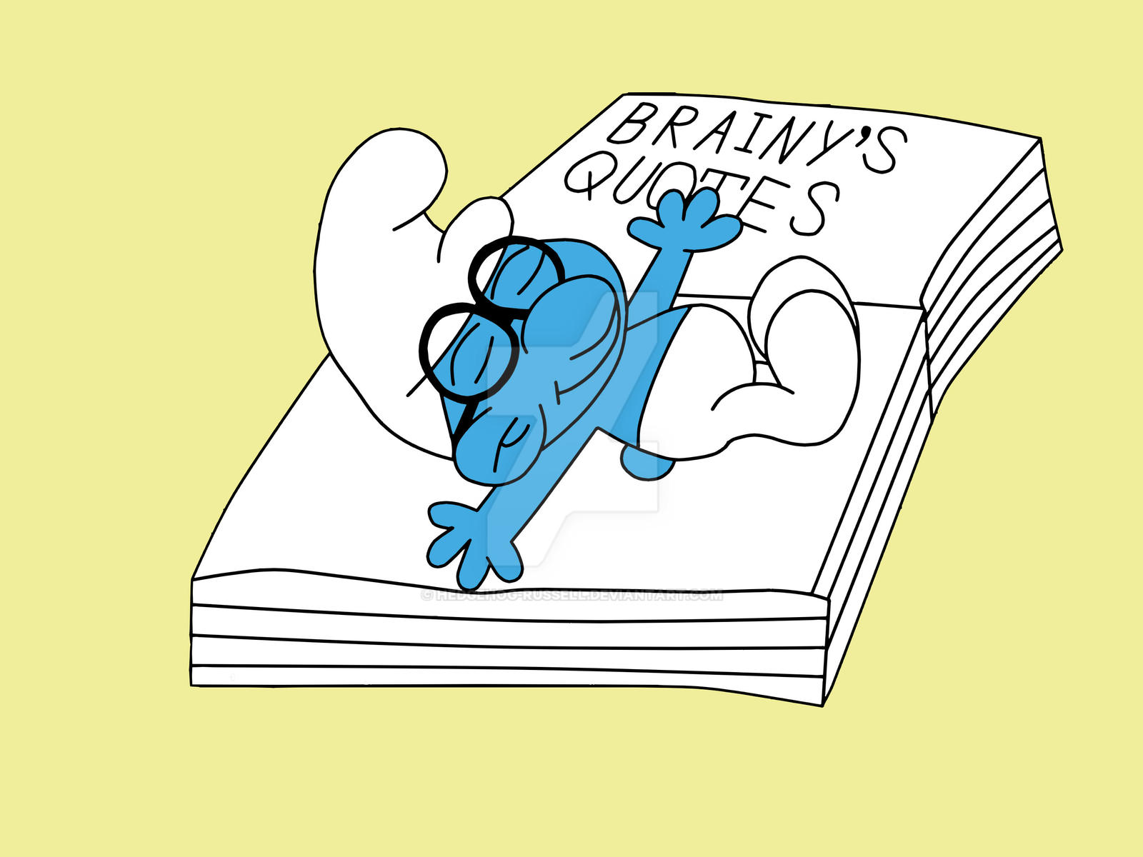 Brainy Rabbit Brainy and his favourite book by Hedgehog-Russell on DeviantArt