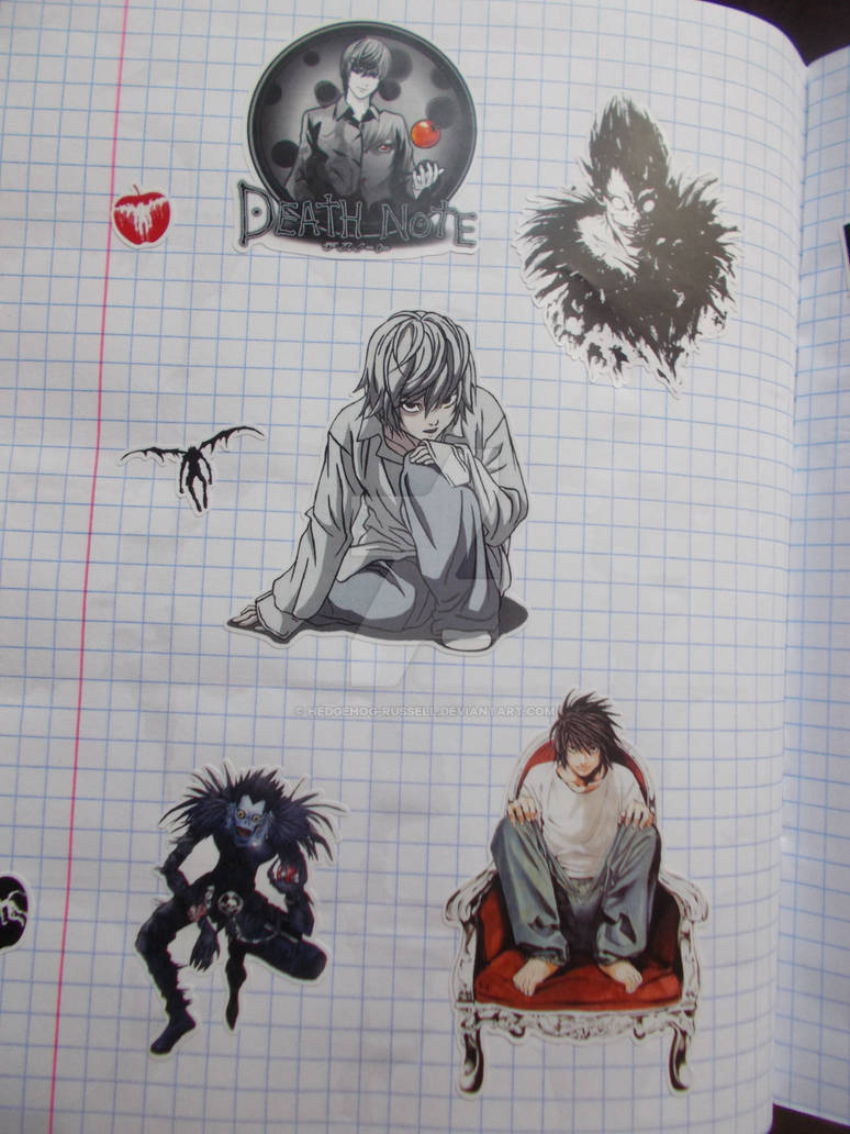 Death note (stickers) 3 by Hedgehog-Russell on DeviantArt