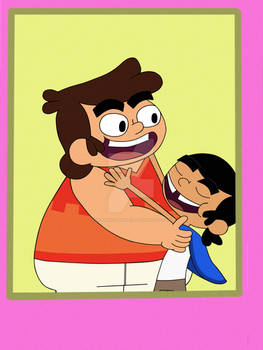 Brotherly hugs