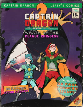 Retro Comic Cover - Captain Dragon NO 1