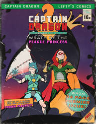 Retro Comic Cover - Captain Dragon NO 1