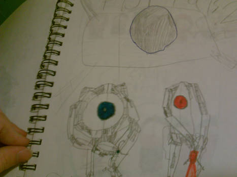 old portal 2 art