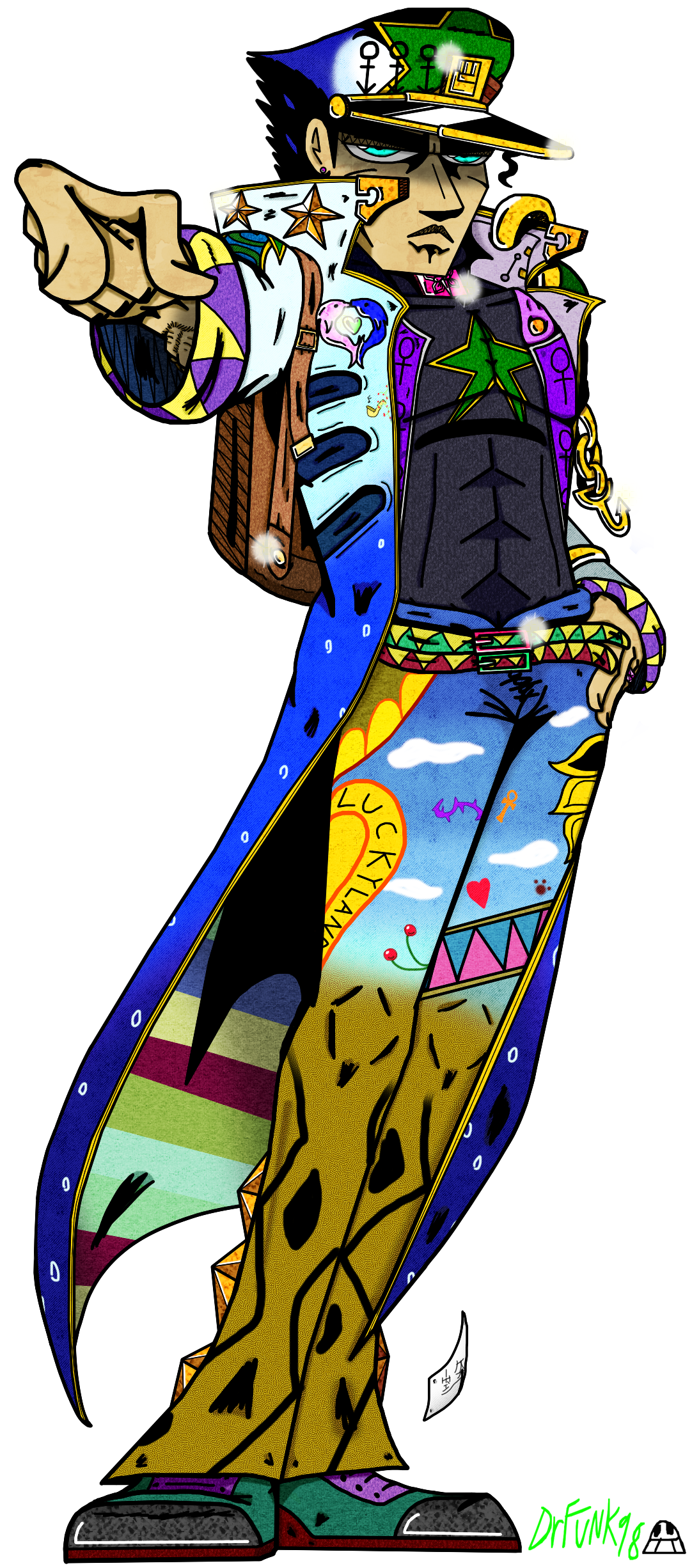 Jotaro Kujo (Part 6) by MarcoNisnisan on DeviantArt