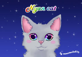 Nyan cat portrait