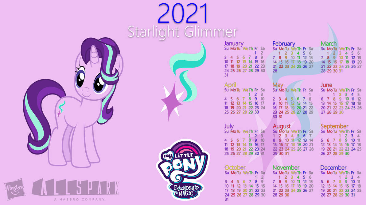 Starlight Glimmer 2021 Calendar by AllenAcNguyen on DeviantArt