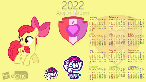 Apple Bloom 2022 Calendar