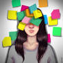 Post it head [SPEEDPAINT ON YT]