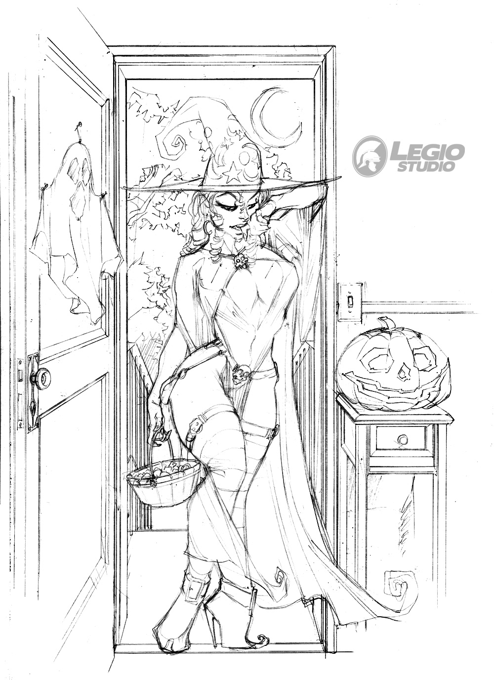 Halloween pencils