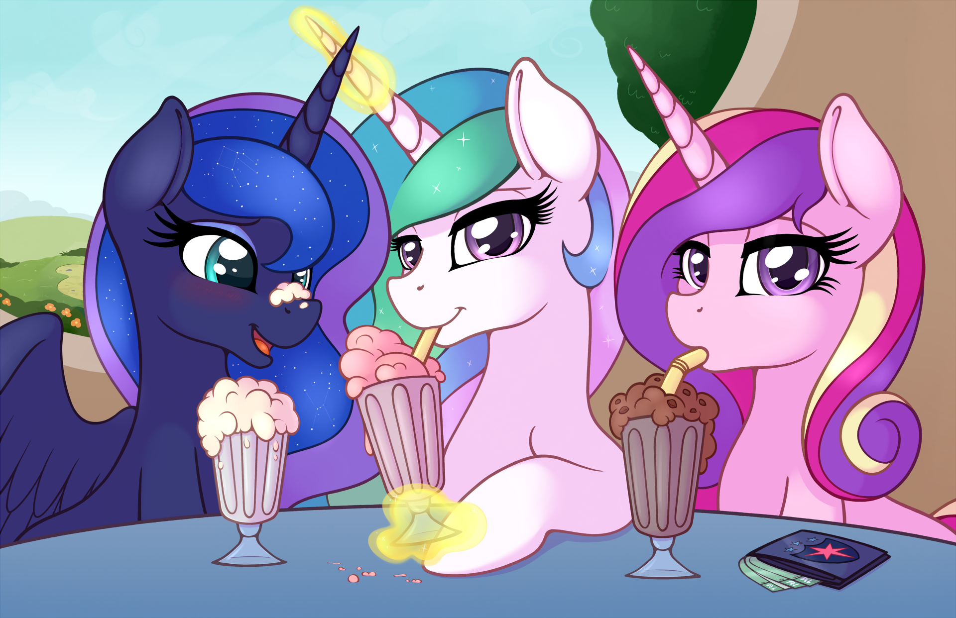 Milkshake 4: Princesses by RatofDrawn on DeviantArt