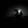 Red Dead Redemption 2 Dark Silhouette 4K Wallpaper
