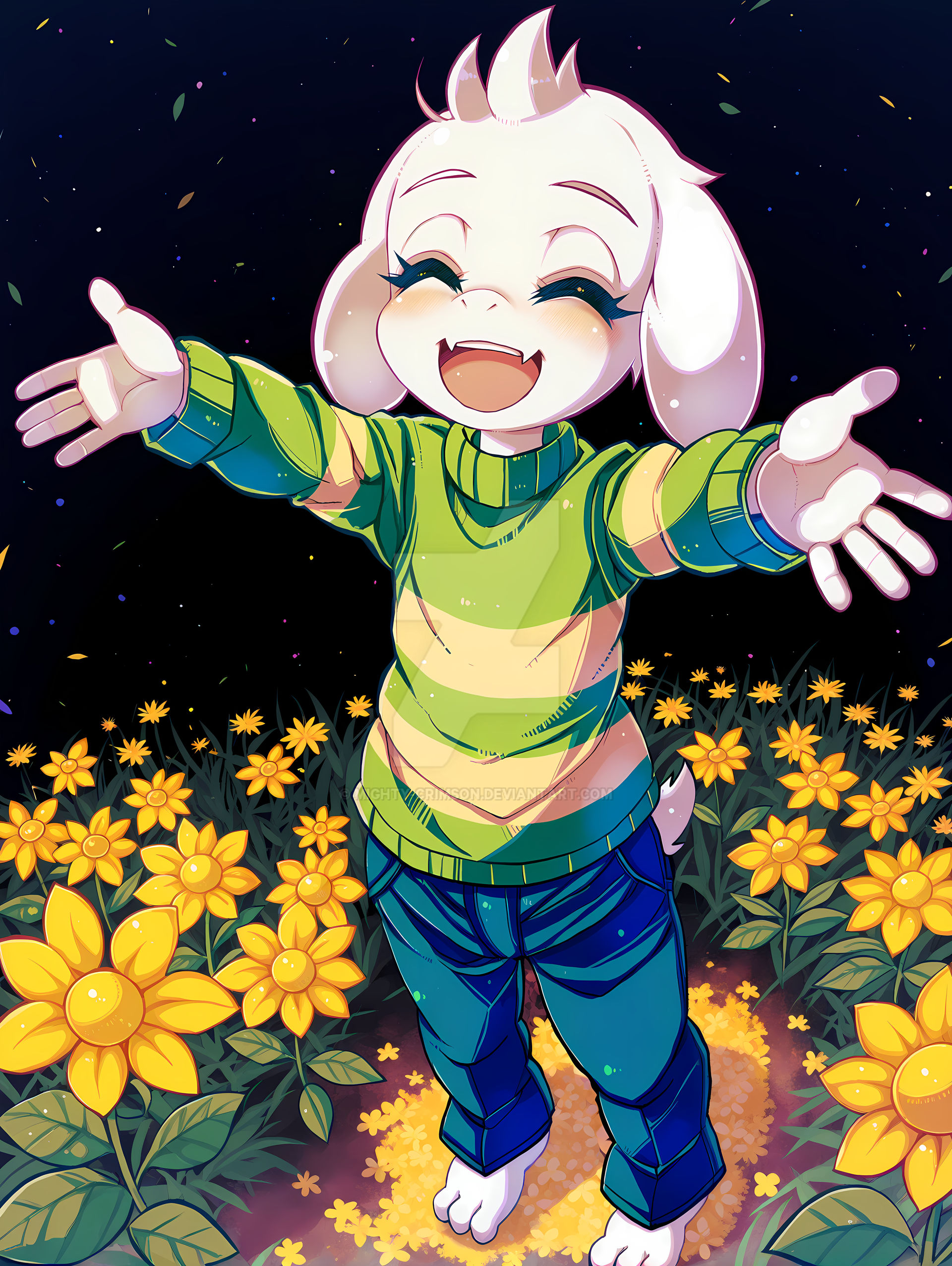 Asriel - Undertale by Mighty-Crimson on DeviantArt