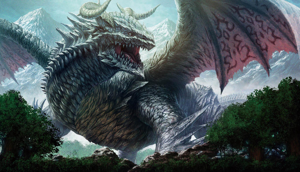 Bi dragon. Дракон арт. Исполинский Титан дракон. Огромный дракон драгон бол. Самый большой дракон.