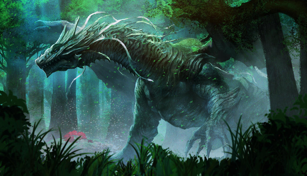 Forest Dragon Java forest dragon by kakotomirai on DeviantArt