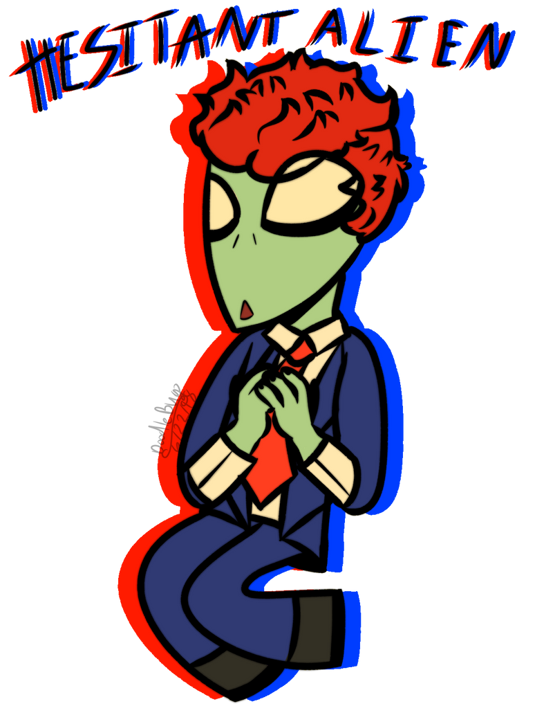 Hesitant Alien by dudlebuggs on DeviantArt