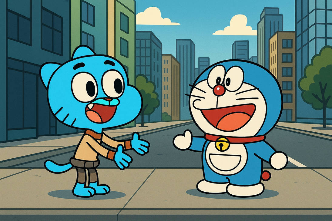 Gumball Watterson Meets Doraemon by Gumabll12 on DeviantArt