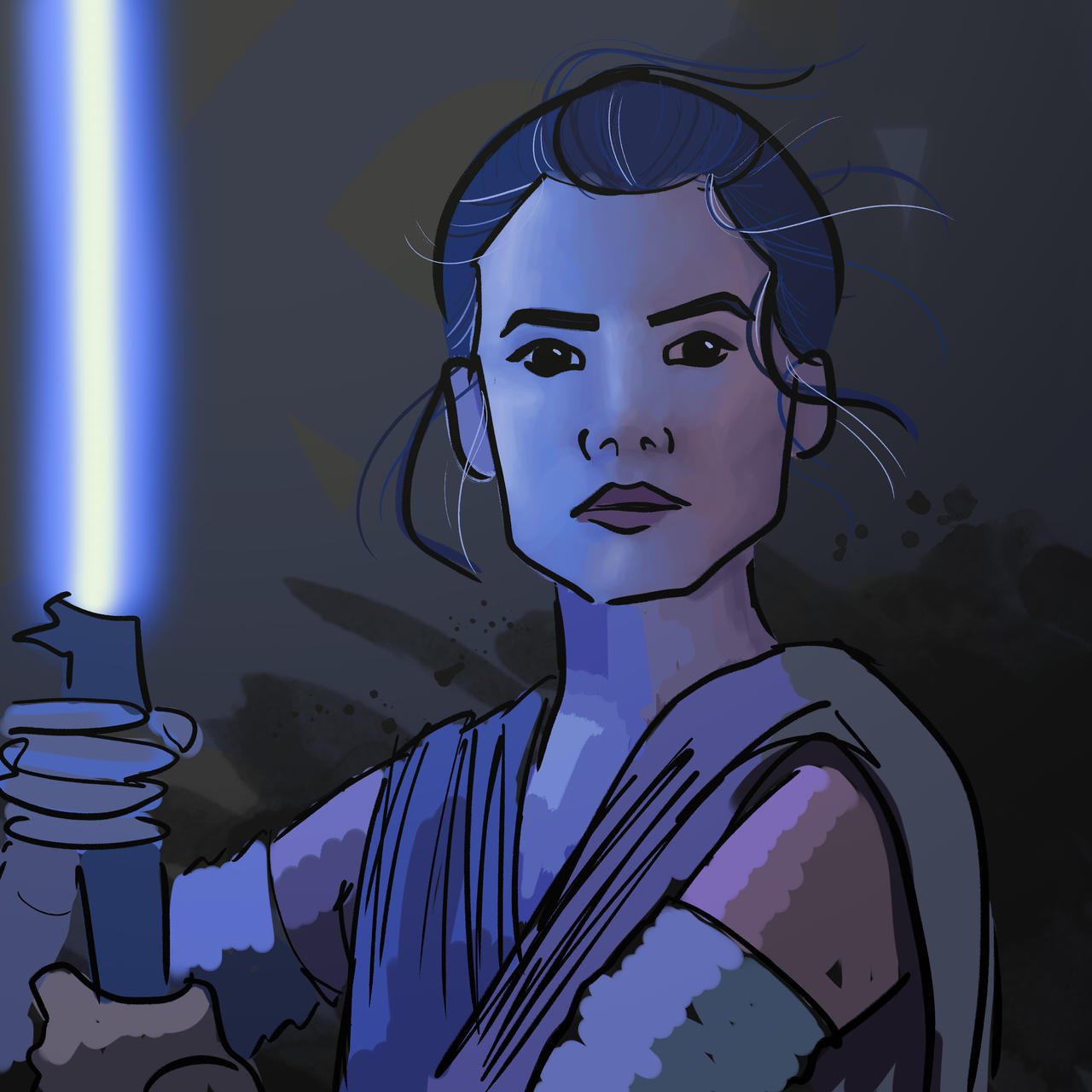 Rey Color Study by sailorjessi on DeviantArt