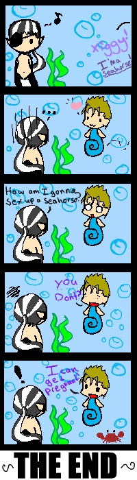 Seahorse? Mild yaoi mentions