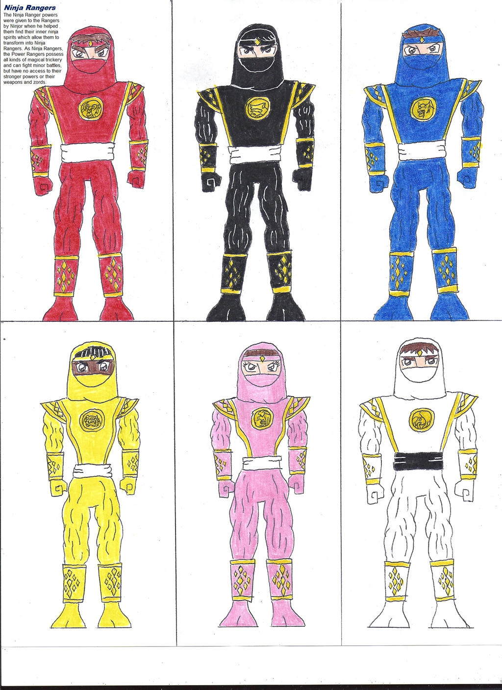 Ninja Ranger MMPR- Ninja Rangers by zackon7 on DeviantArt
