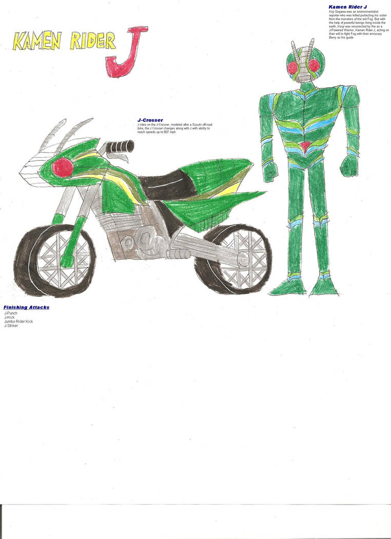 Animation Jnt Rider Kamen Rider J by zackon7 on DeviantArt