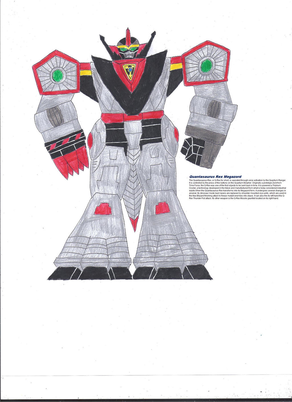 PRTF- Quantasaurus Rex Megazord by zackon7 on DeviantArt