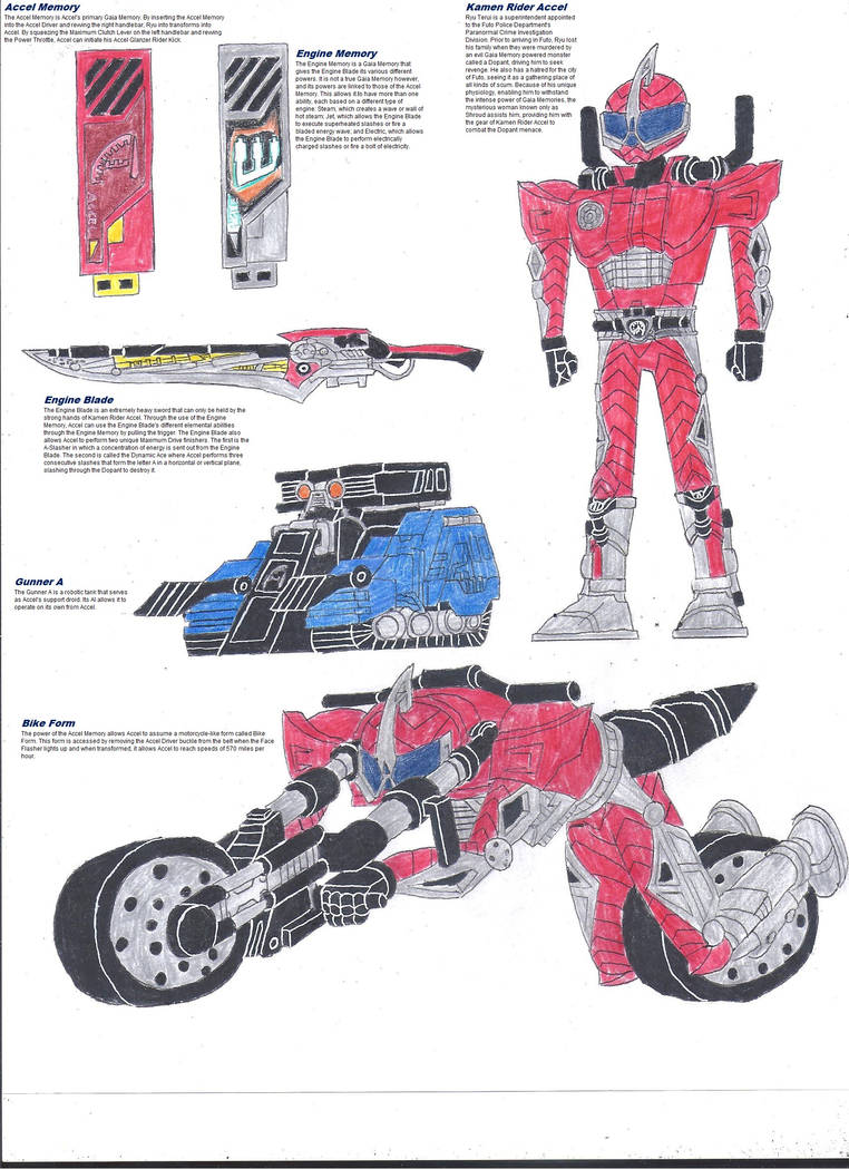 Kamane Rider Accel Kamen Rider Accel by zackon7 on DeviantArt
