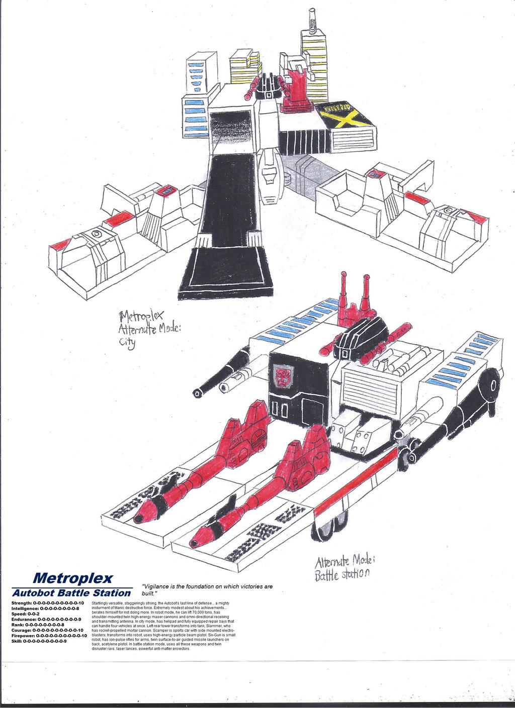 Metropolex G1 Metroplex Alternate Modes by zackon7 on DeviantArt