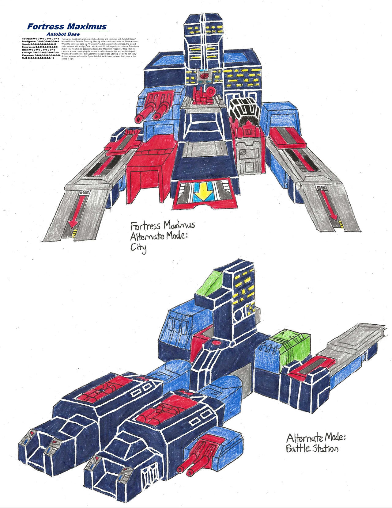 Fortress Maximus Alternate Modes (RiD 2001) by zackon7 on DeviantArt
