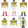 Ultra Megaforce Rangers and Super Megaforce Silver