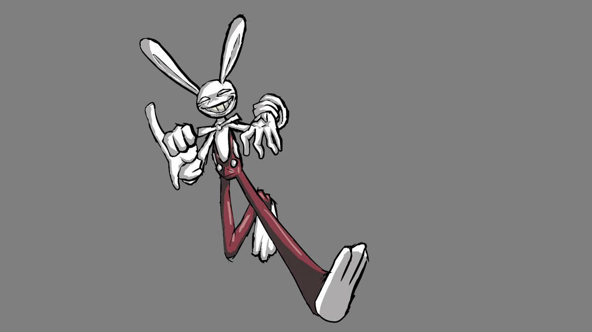 Cartoon Rabit render by DharkKirby on DeviantArt