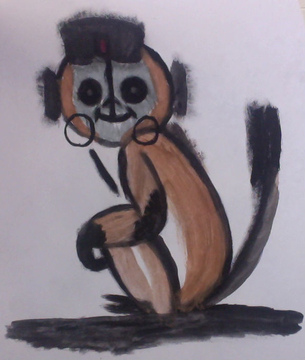 Monkey Painting