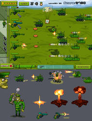 Flash game 'Command and Defend