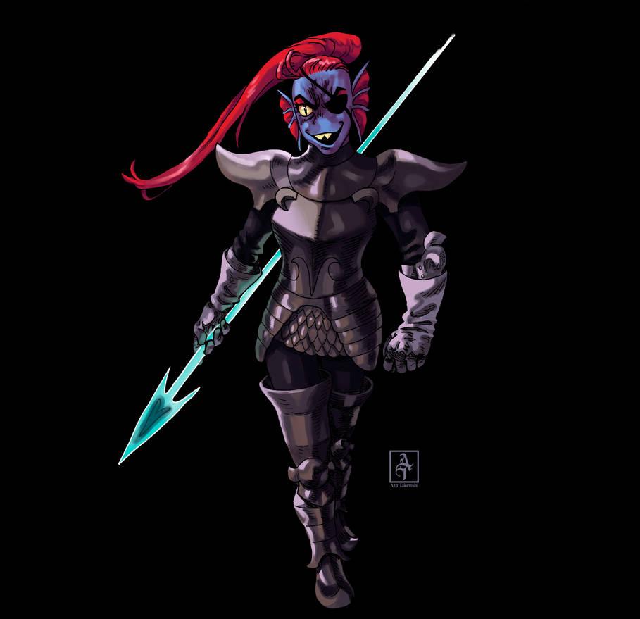 Undyne - Undertale fanart by Azamangauchi on DeviantArt